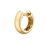 Small Rounded Huggie Huggie Earrings Roseark Deux Single