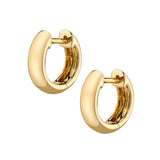 Small Rounded Huggie Huggie Earrings Roseark Deux Pair