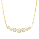 Seven Diamond Necklace Necklace Jaine K Designs