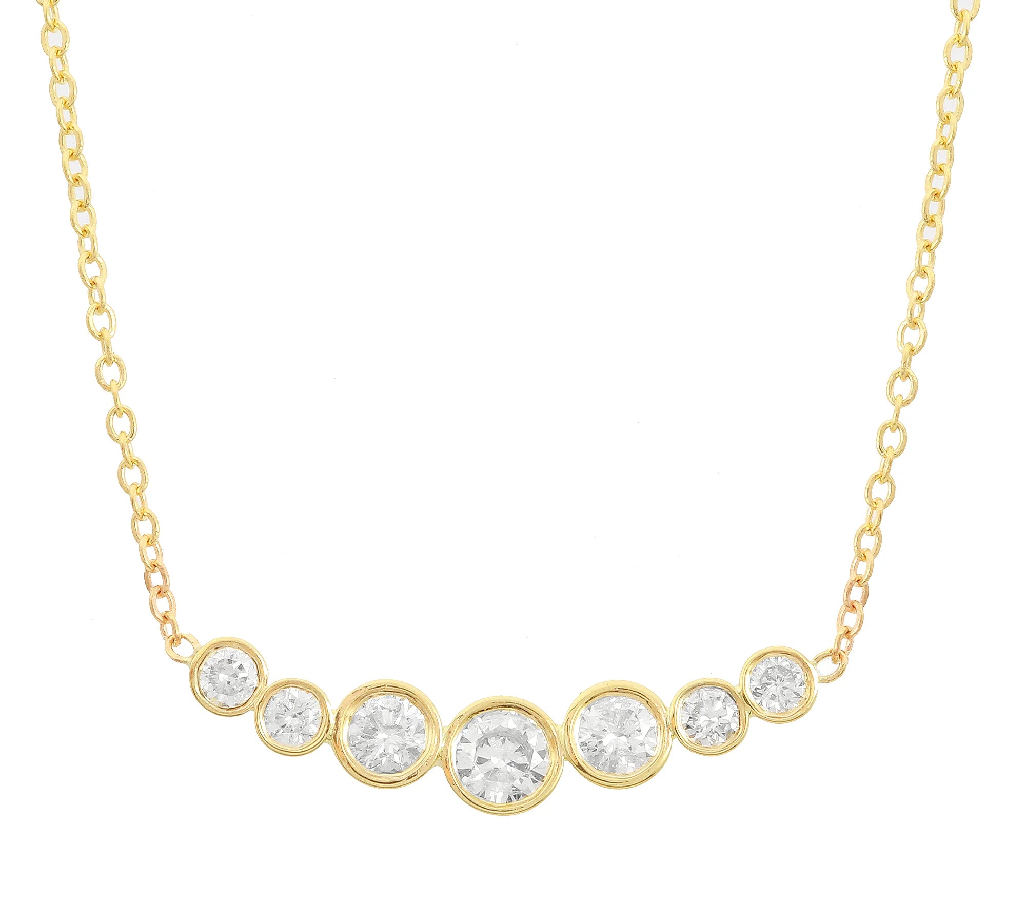 Seven Diamond Necklace Necklace Jaine K Designs