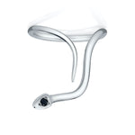 Mini Snake Ring Ring Perez Bitan Black Diamond