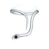 Mini Snake Ring Ring Perez Bitan Black Diamond