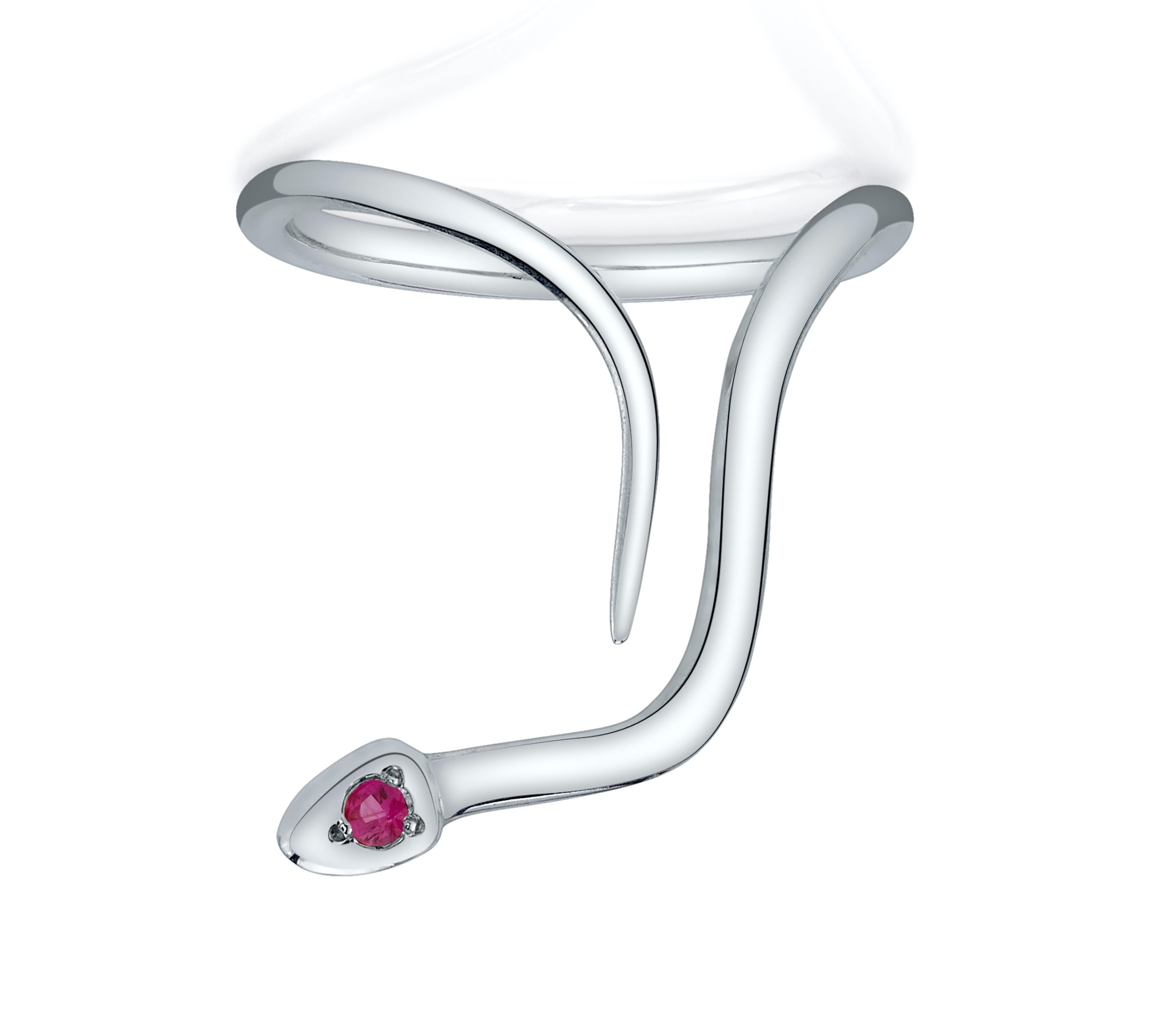 Mini Snake Ring Ring Perez Bitan Ruby