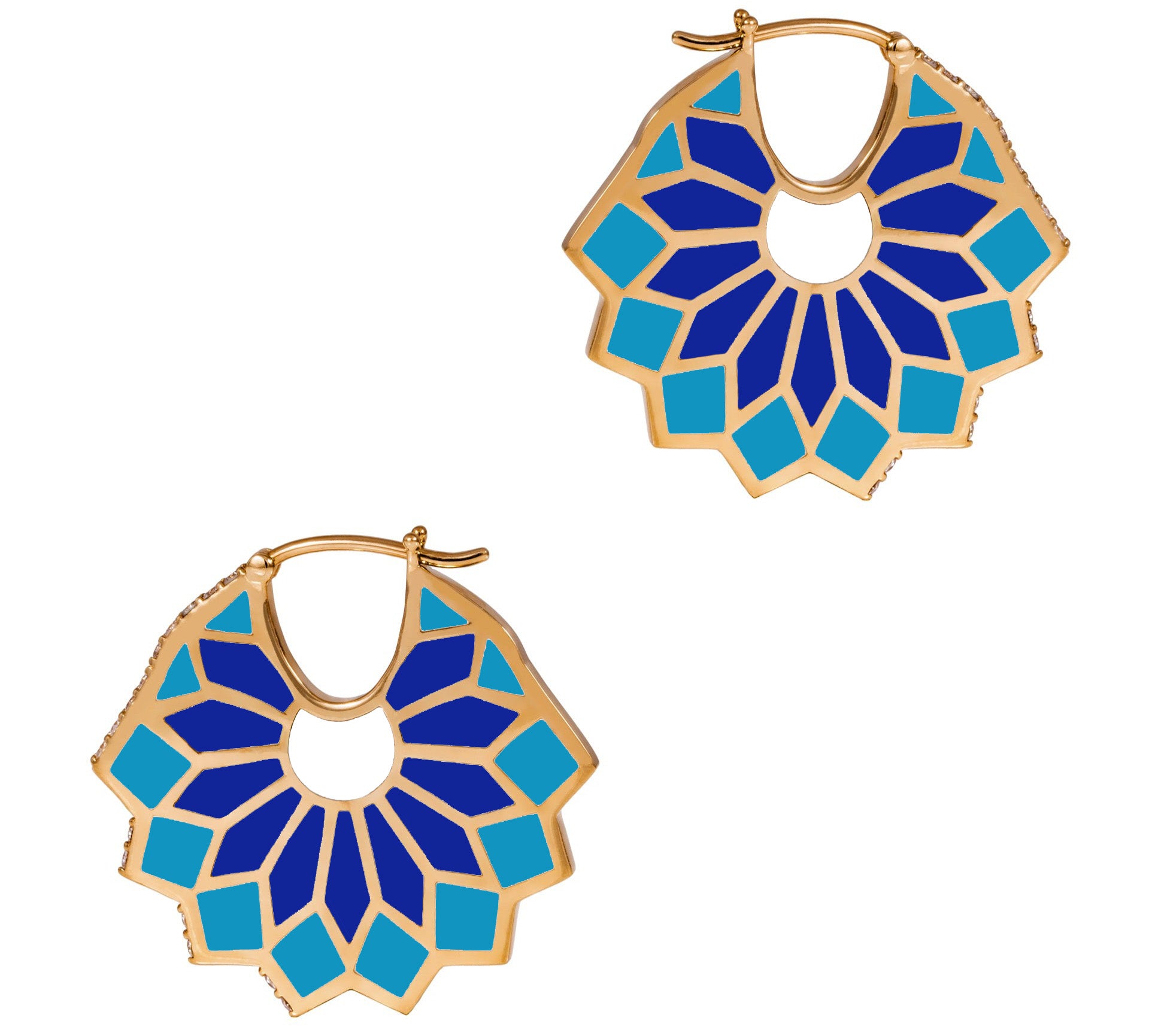 Diamond Lady Sursock Earrings, Size Two Earrings Latelier Nawbar