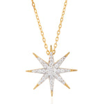 Diamond Sparkle Necklace Charm Necklace Falamank