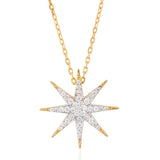 Diamond Sparkle Necklace Charm Necklace Falamank