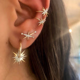 Mini Diamond Splash Earrings Stud Earrings Falamank