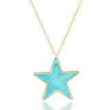 Turquoise Star Necklace