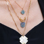 Luminescent Clover Charm Charm Maura Green