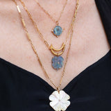 Luminescent Clover Charm Charm Maura Green