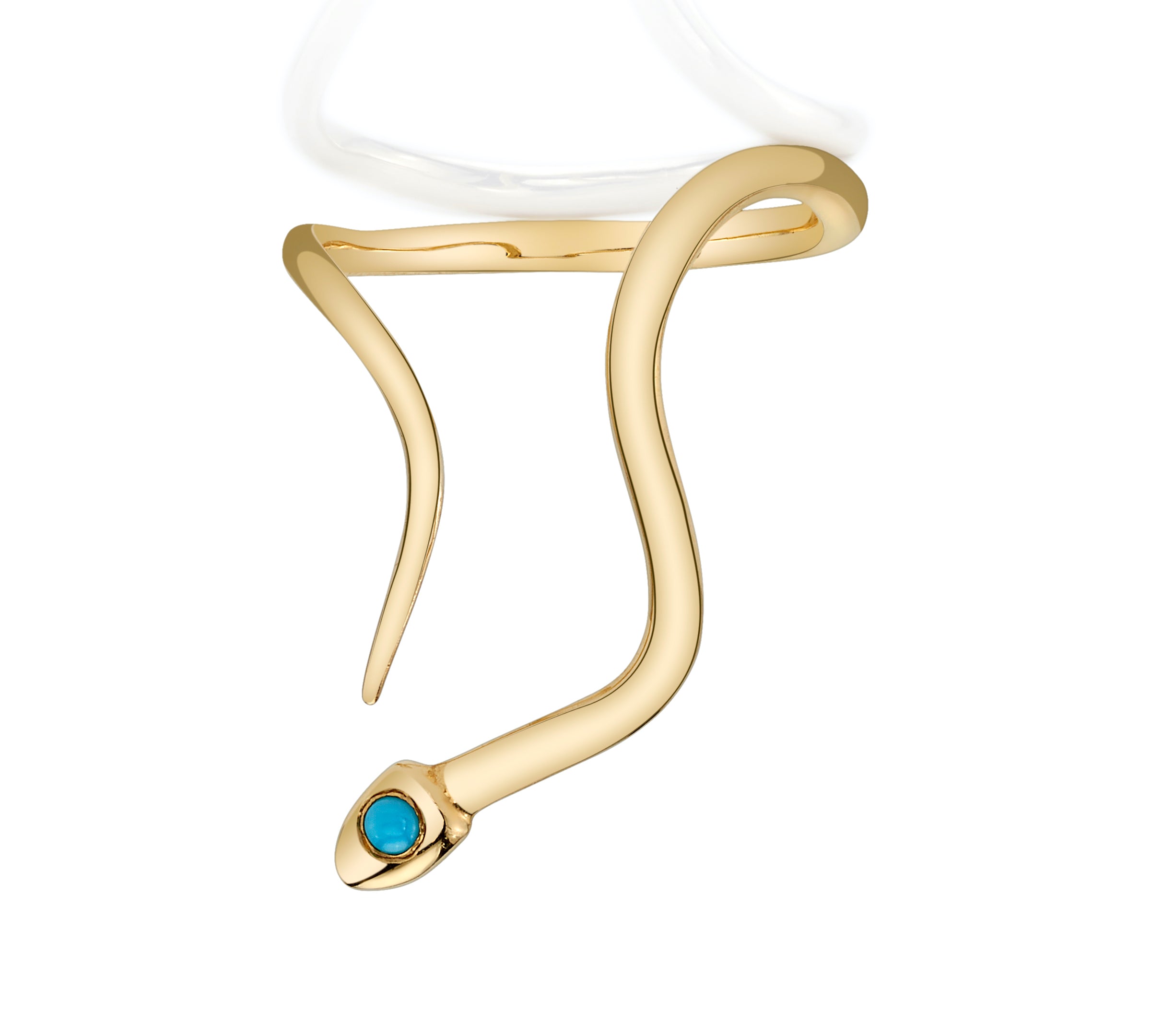 Turquoise Snake Ring Ring Perez Bitan