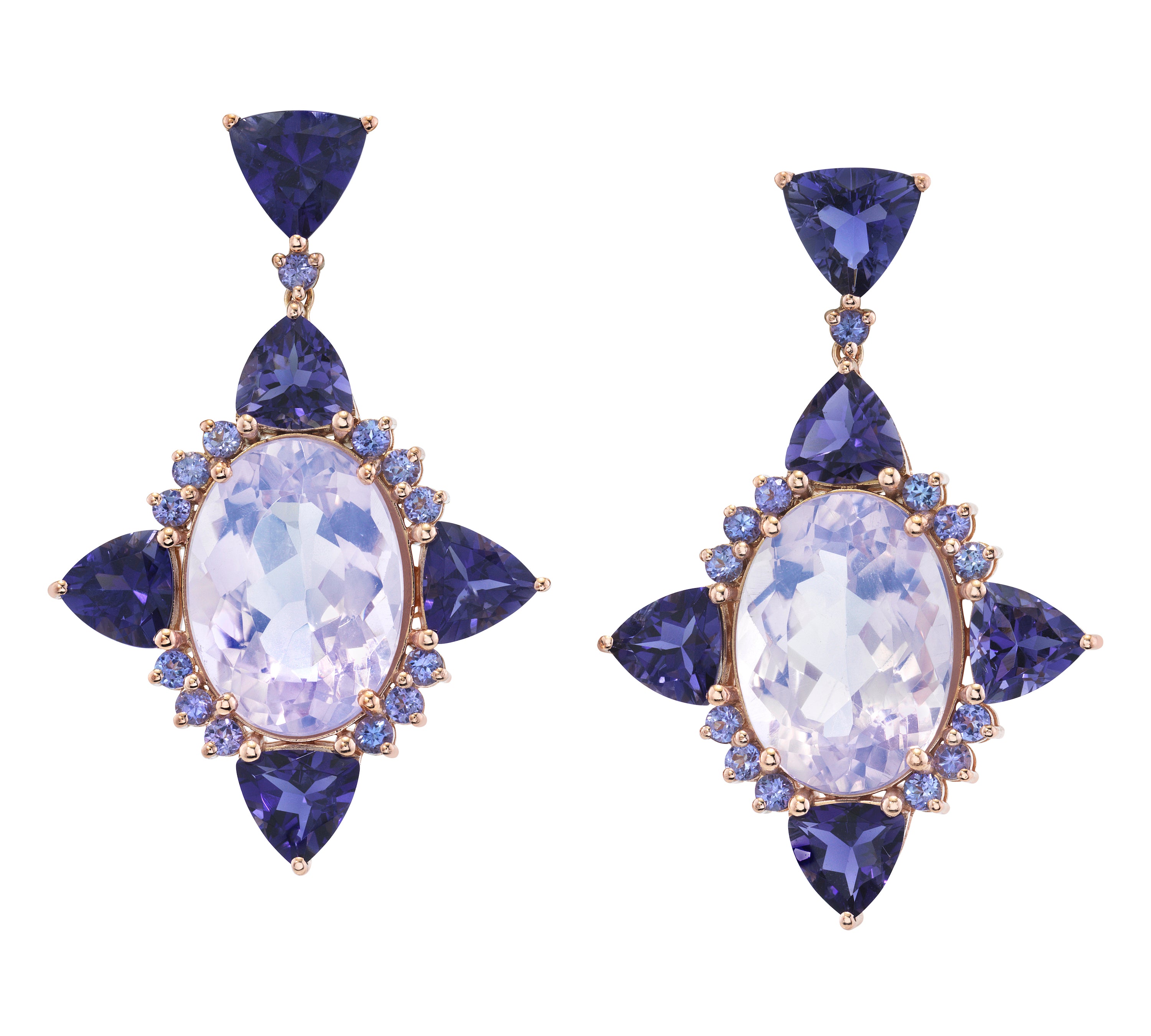 Lilac Nova Earrings Statement Earrings Karma El-Khalil