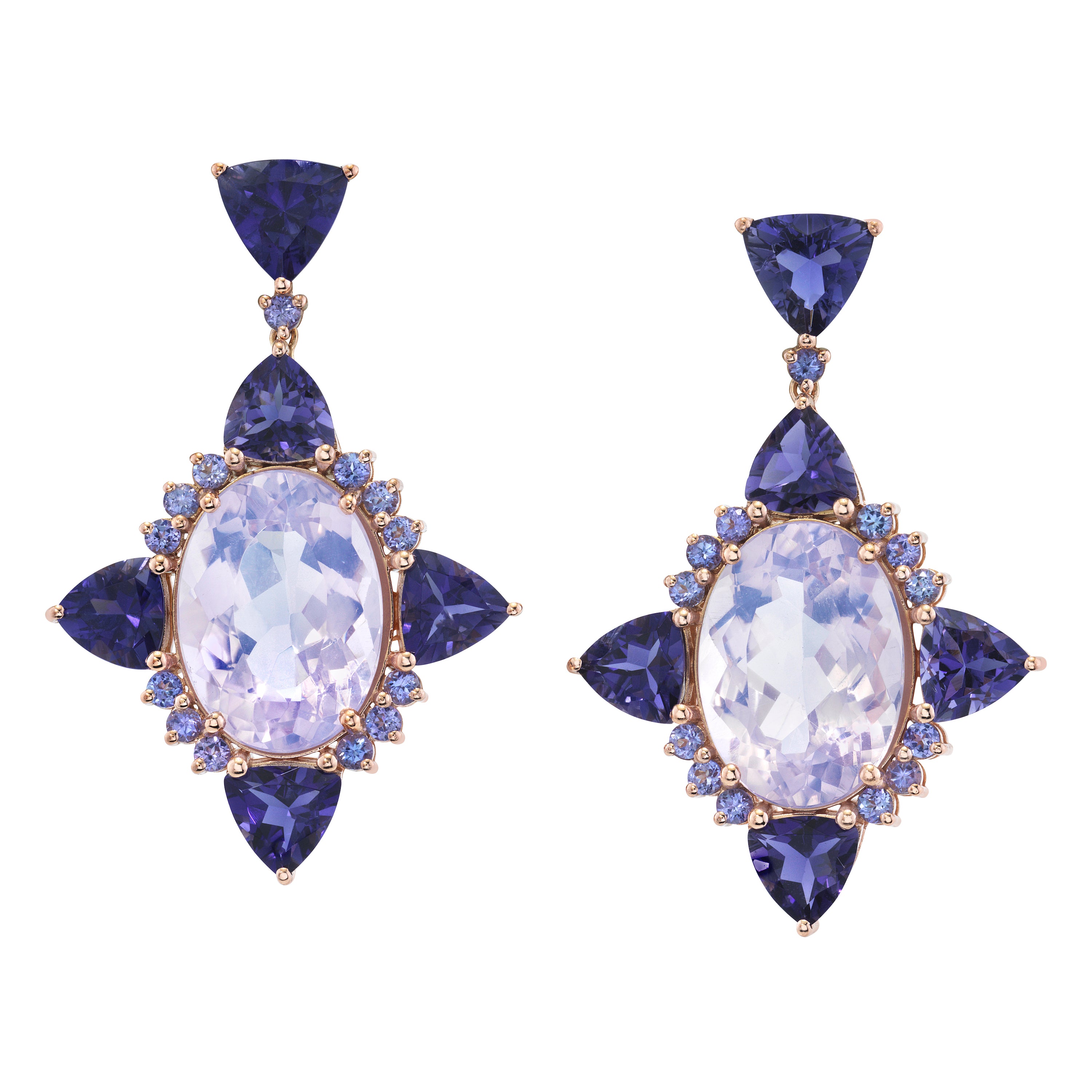 Lilac Nova Earrings Statement Earrings Karma El-Khalil