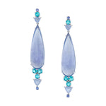 Moonlit Blues Pear-Drop Earrings Drop Earrings Karma El-Khalil