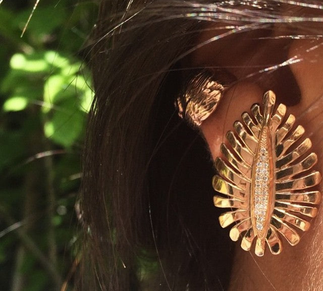 Diamond Zoa Earrings Earrings Yakira Rona