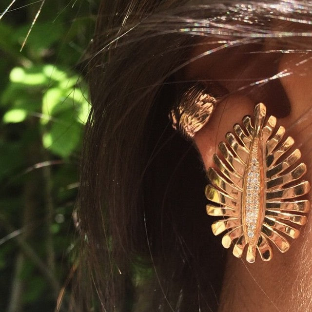 Diamond Zoa Earrings Earrings Yakira Rona