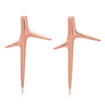 Thorn Studs Stud Earrings Elisabeth Bell Jewelry Rose gold Solid 