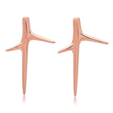 Thorn Studs Stud Earrings Elisabeth Bell Jewelry Rose gold Solid 