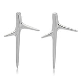 Thorn Studs Stud Earrings Elisabeth Bell Jewelry White Gold Solid 