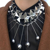 Satellite Mobile Necklace Statement Necklace Perez Bitan