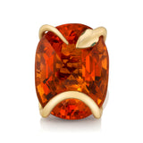 Madeira Citrine Snake on the Rocks Ring Statement Ring Perez Bitan