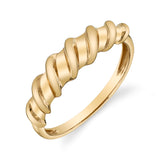 Twist Ring Band Ring Roseark Deux
