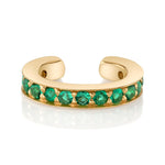 Stone Ear Cuff Ear Cuff Earring Roseark Deux Emerald  