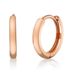 Medium Huggie Hoop Huggie Earrings Roseark Deux Rose gold Pair