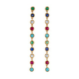 Rainbow Drop Earrings Drop Earrings Roseark Deux   
