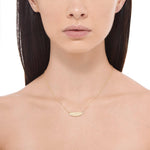 Small Feather Necklace with Diamonds Pendant Necklace Elisabeth Bell Jewelry