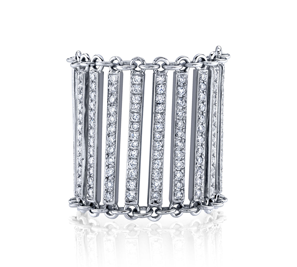 Diamond Linea Ring Cocktail Ring Karma El-Khalil