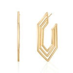 Strata Hoop Earrings Hoop Earrings Karma El-Khalil