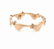 Flock Ring with Diamond Eyes Ring Yakira Rona