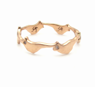 Flock Ring with Diamond Eyes Ring Yakira Rona