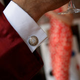 Flying Saucer Diamond Cufflinks Mens Carolyn Rodney   