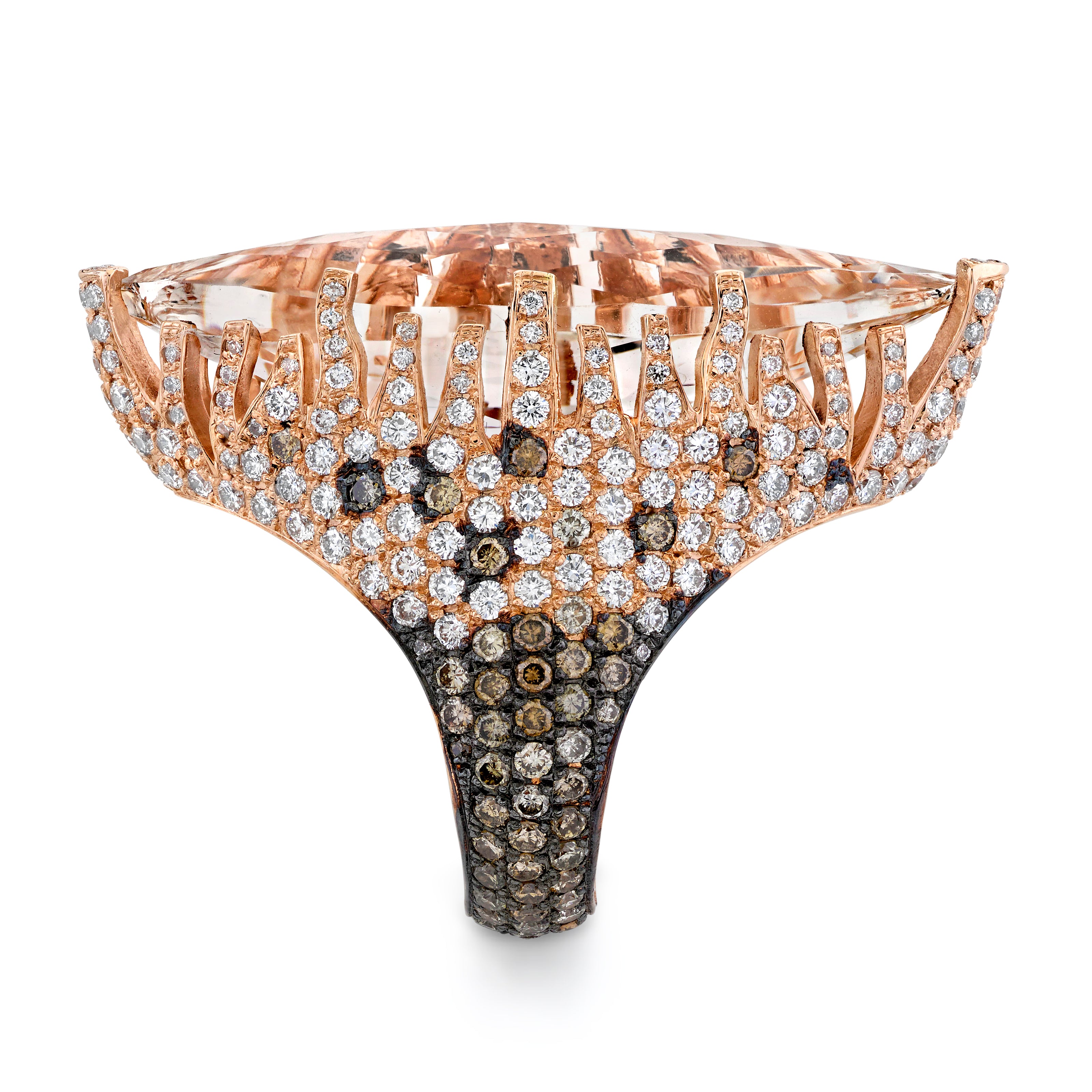 Topaz Diamond Crest Ring Statement Ring Karma El-Khalil