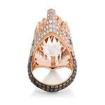 Topaz Diamond Crest Ring Statement Ring Karma El-Khalil