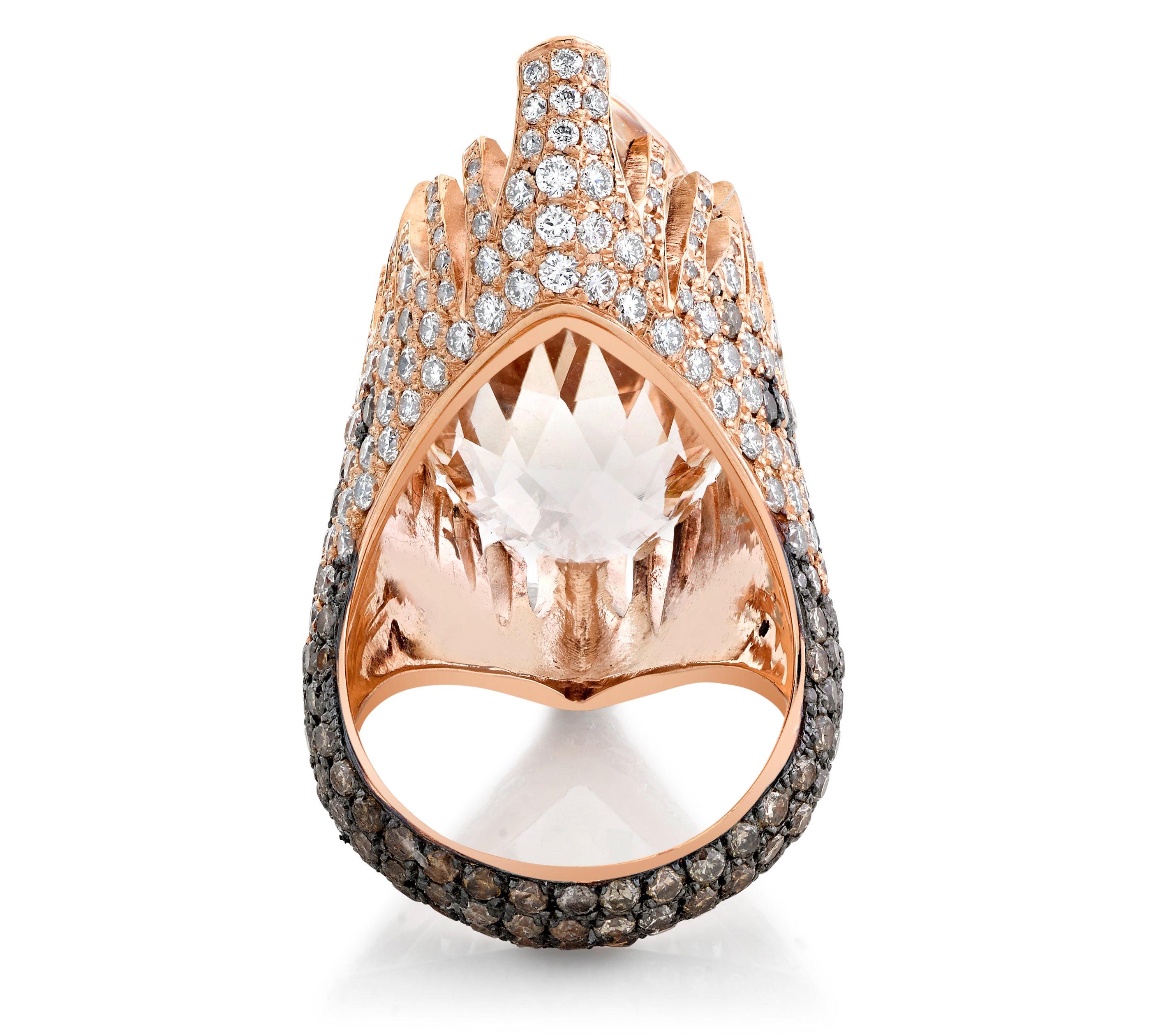 Topaz Diamond Crest Ring Statement Ring Karma El-Khalil