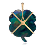 Luminescent Clover Charm Charm Maura Green   