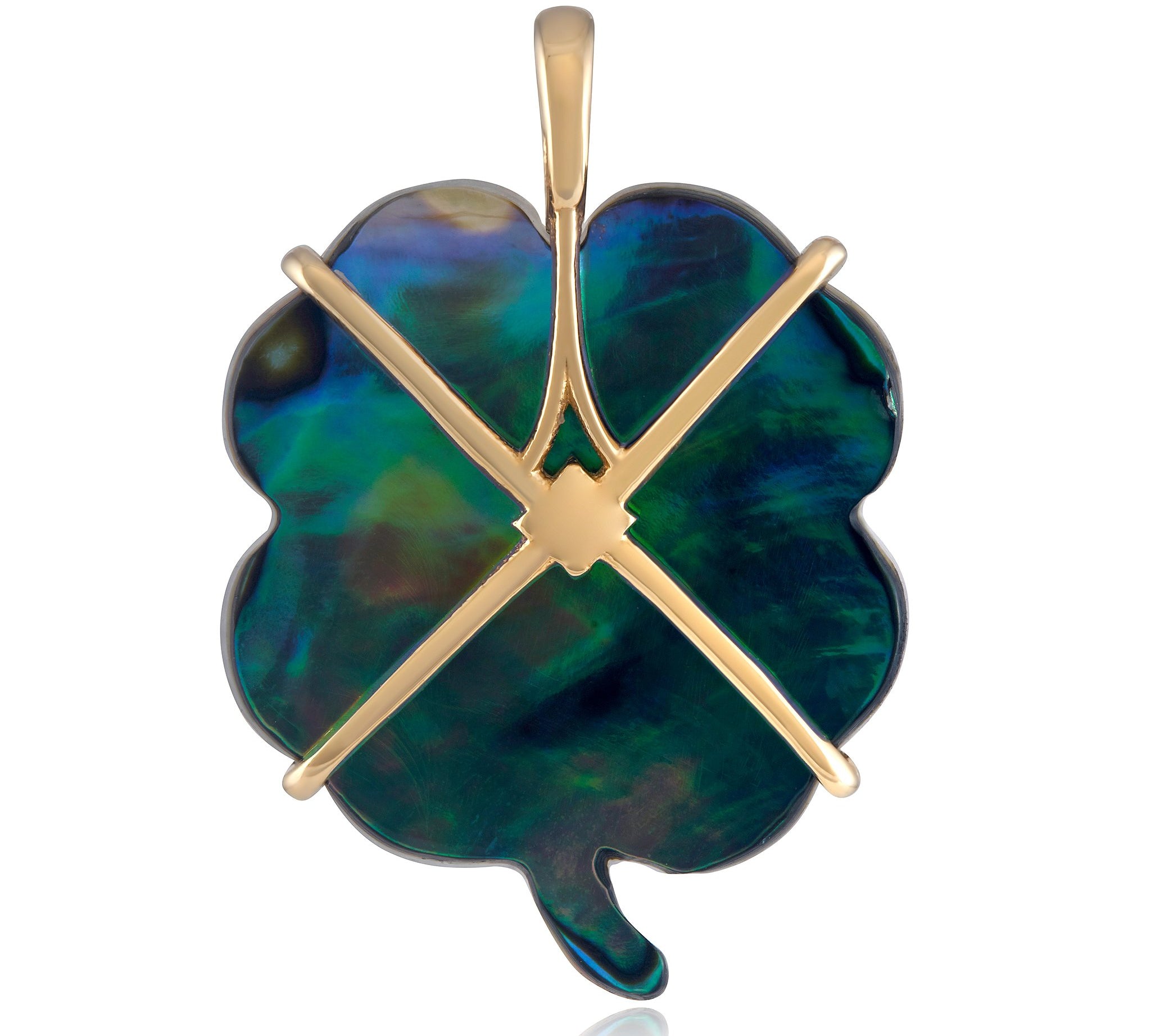 Luminescent Clover Charm Charm Maura Green   