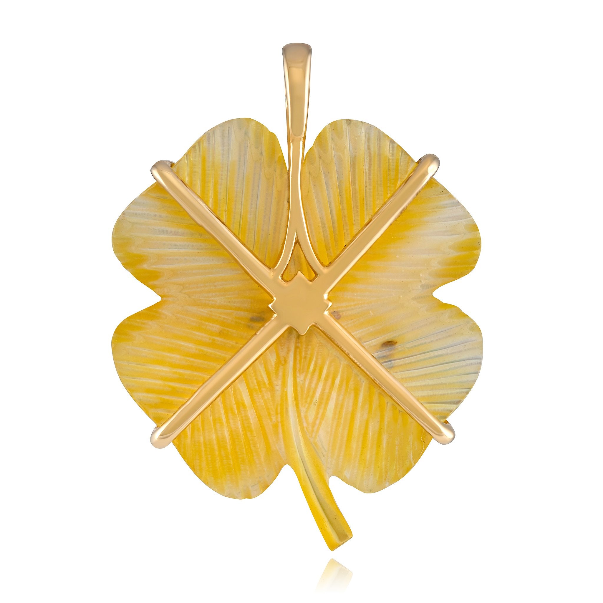 Clover Pendant with Diamond Pendant Maura Green