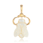 Mother of Pearl and Citrine Bee Charm Charm Maura Green   