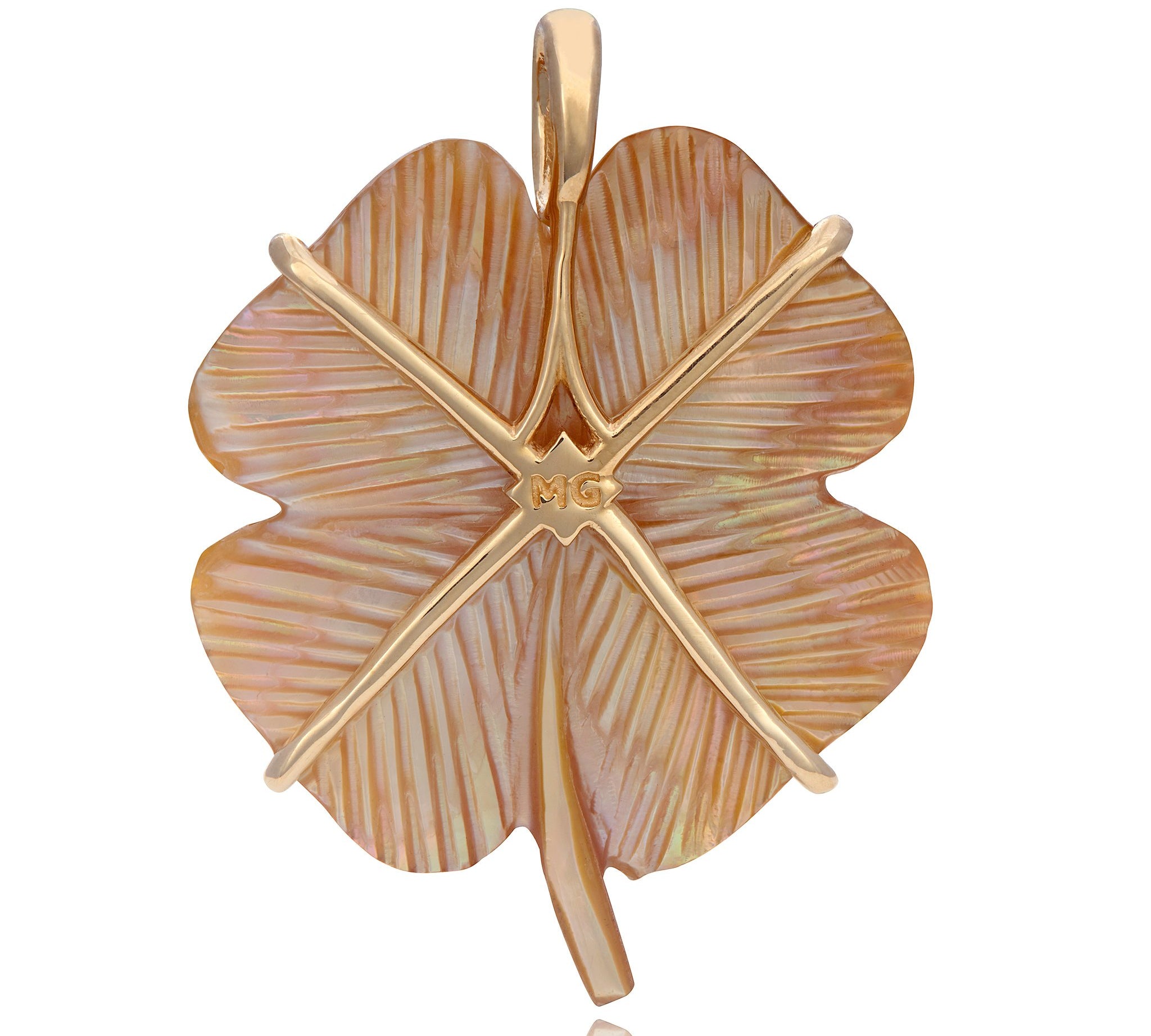 Clover Pendant with Diamond Pendant Maura Green