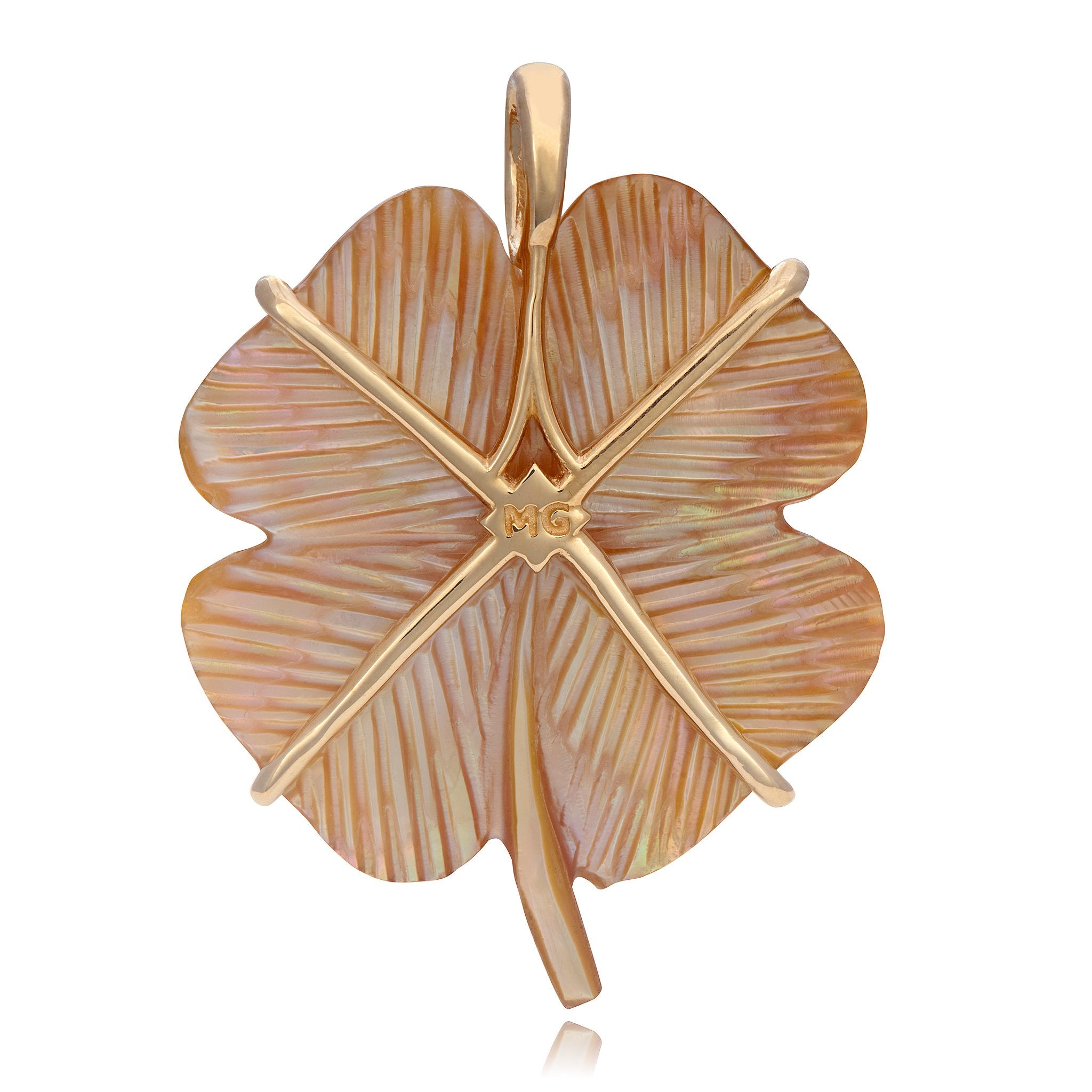 Clover Pendant with Diamond Pendant Maura Green