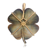 Clover Pendant with Diamond Pendant Maura Green