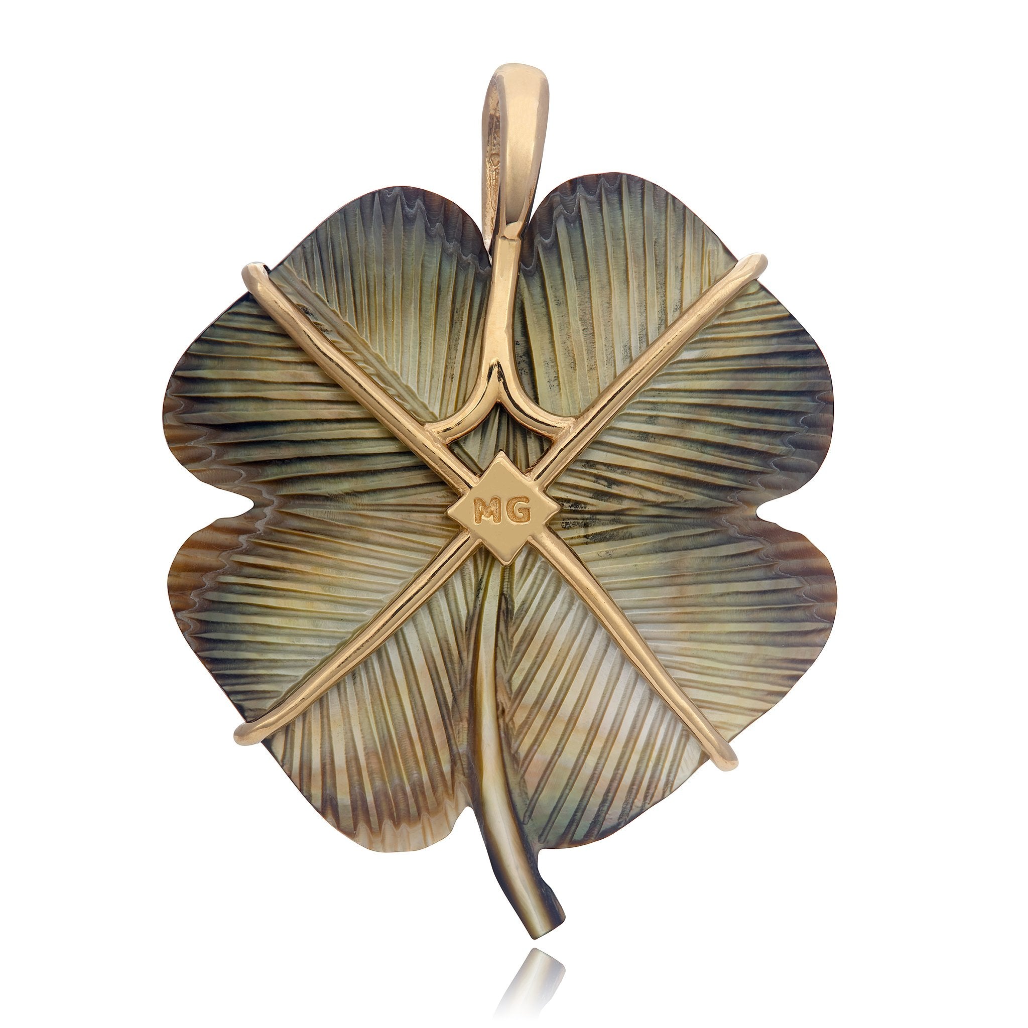 Clover Pendant with Diamond Pendant Maura Green