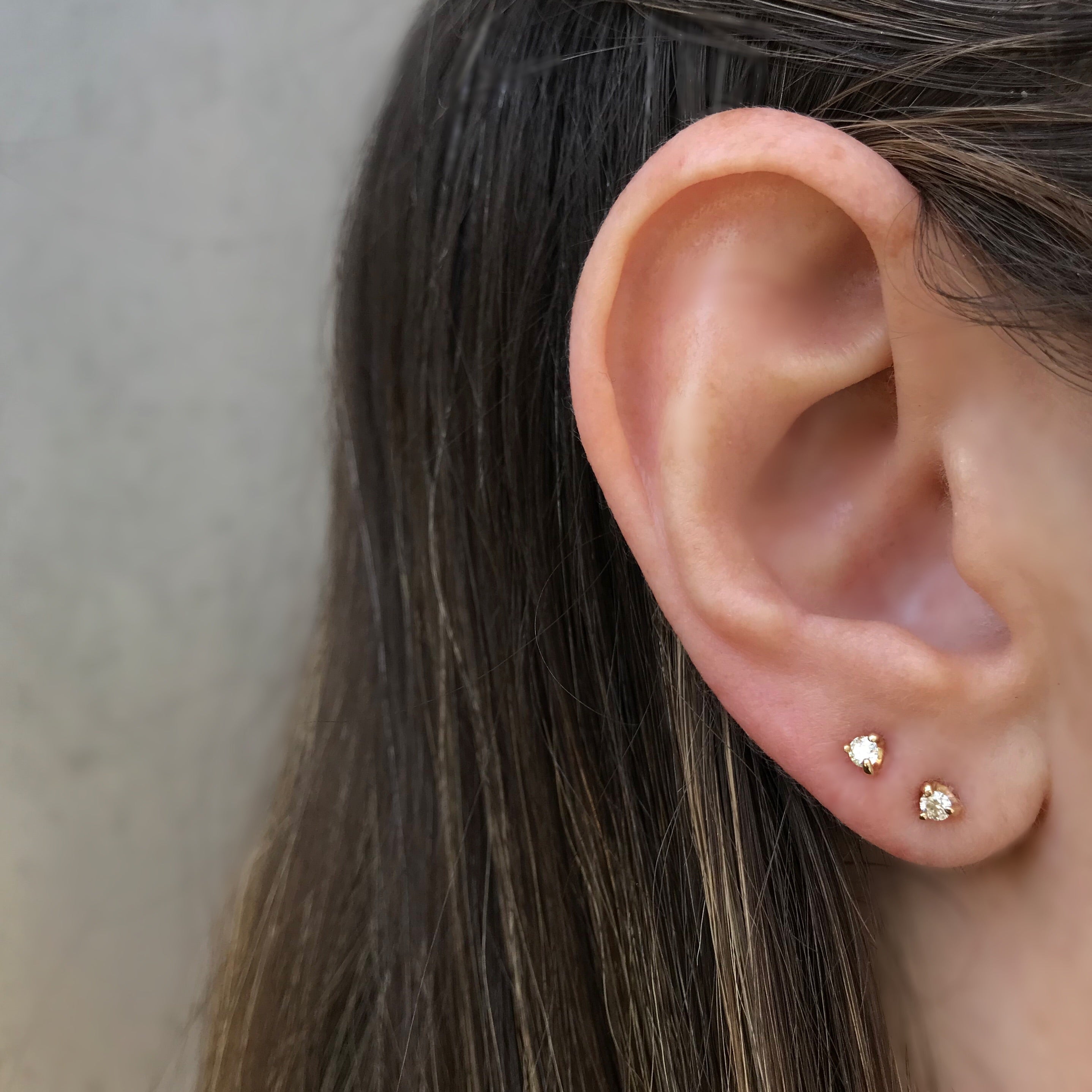 Diamond Stud Earring Stud Earrings Jaine K Designs