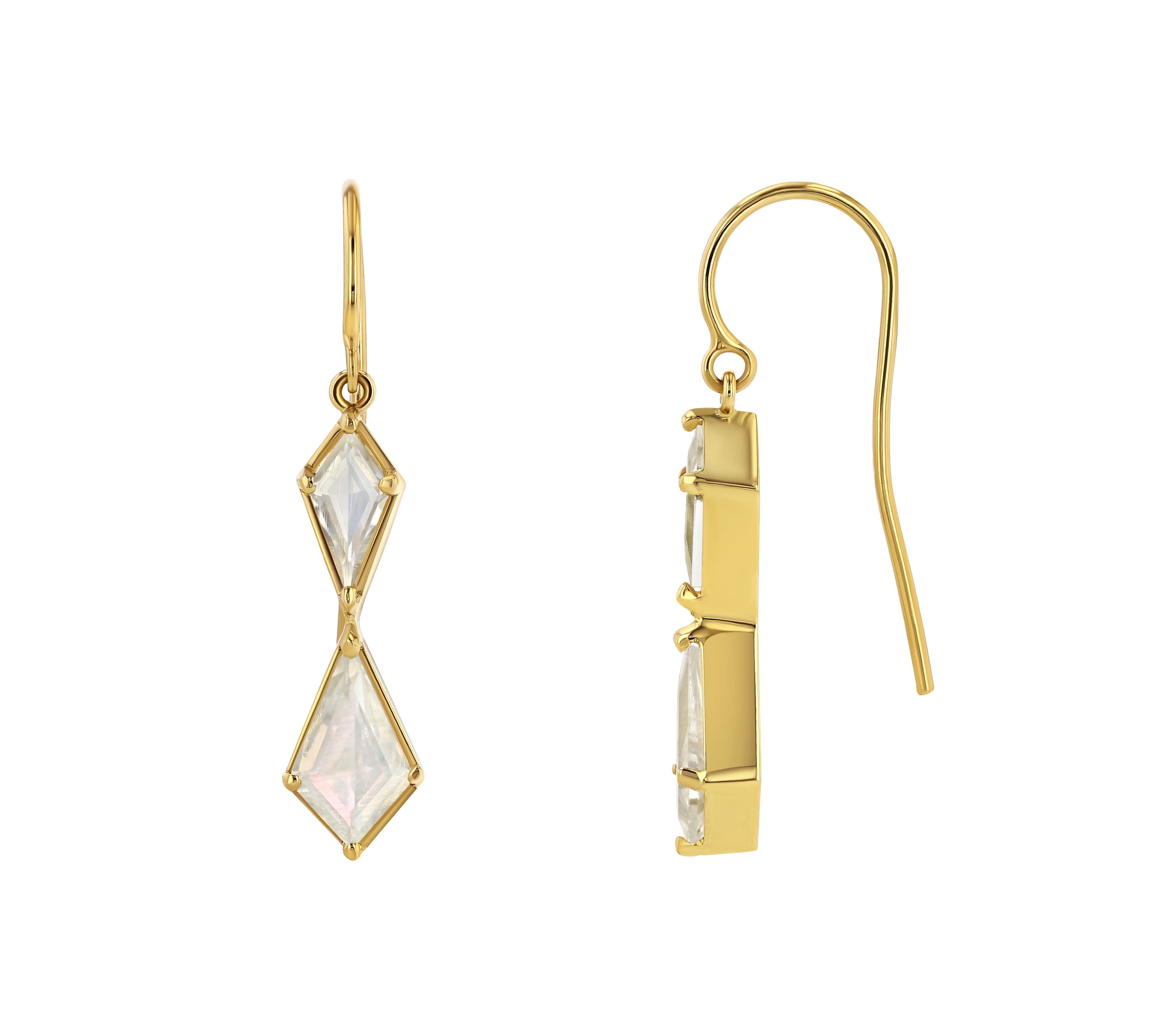 IZA Double Earrings Drop Earrings Amy Gregg Jewelry