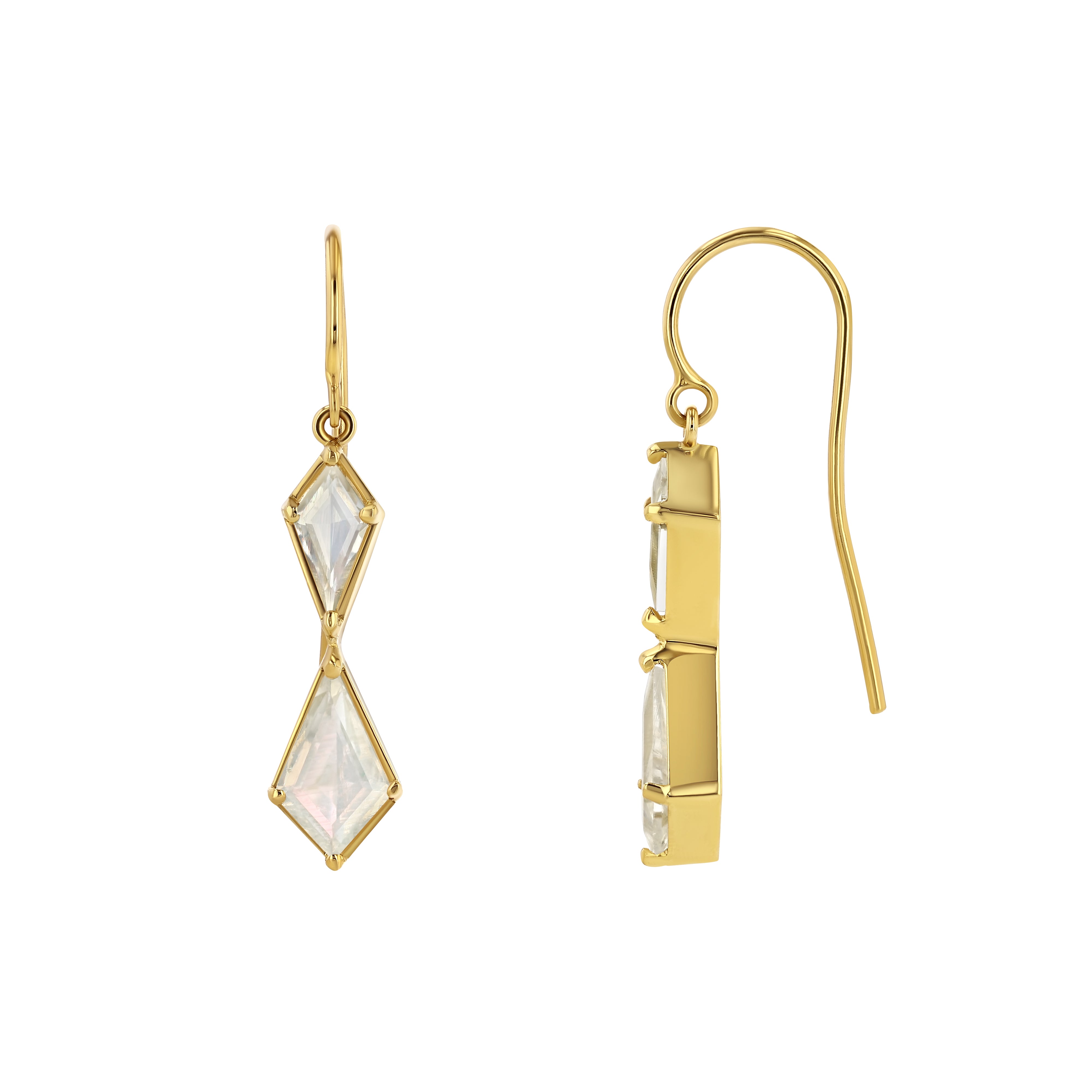 IZA Double Earrings Drop Earrings Amy Gregg Jewelry