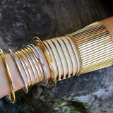 Railway Cuff Cuff Bracelet Karma El-Khalil